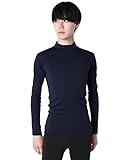 [ビジョンクエスト] アンダーウェア 長袖 メンズ ラクムーブアンダー モックL/S VQ441102M02 NV XO