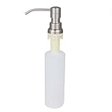 hicollie 304ステンレススチールBrushedキッチンシンクディッシュソープディスペンサーCountertopローションSanitizer Built Inソープディスペンサーポンプ – 1
