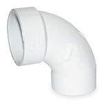 Mueller Industries – 1 wkv4 – PVC Street Elbow、90、ハブX Spigot、6パイプサイズ(継手)