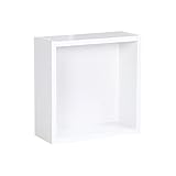 arne 壁掛け棚 ウォールラック 壁面収納 シェルフ 薄型 Mサイズ WallBoxSeven Dtype単品M ホワイト