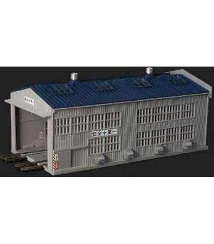 Amazon | グリーンマックス Nゲージ 着色済み 格納庫 ストラクチャー