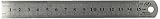 15cm 6 Inch Stainless Metal Ruler Measuring Tool