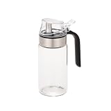 シービージャパン オイルボトル 250ml 耐熱ガラス 液だれしにくい ステンレス注ぎ口 調味料入れ 酸化しにくい フタ付き atomico