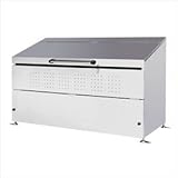 グリーンライフ　ステンレスダストボックス　【ゴミ収集庫】【ゴミ袋（45L）集積目安　22袋、世帯数目安　11世帯】　DB1000Ｌ