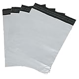 【B4-100枚】郵便袋 宅配ビニール袋 特大 宅配袋 B4（幅280mm×深さ350mm＋フタ40mm） 梱包資材 配送用 梱包袋 防水 ネコポス 宅配ポリ袋 発送用 耐久 強粘着テープ付き