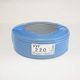住電日立ケーブル VVFケーブル 2.0mm×2芯 100m巻 (灰色) VVF2.0mm×2C×100m