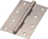 [N-2335557]ＴＲＵＳＣＯ　ステンレス製厚口蝶番　ナイロンリング入　全長１２７ｍｍ　（２個入） ST888NR127HL