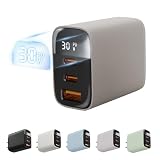 Panashield 急速充電器 タイプｃ 3ポート急速充電器30W pd 充電器 小型TYPE-C1+TYPE-C2 USB-A/PSE認証/usb充電器 汎用ノートPC/ipad/タブレット/スマートフォン/iPhone17-8シリーズ/GalaxyS23-S10シリーズ/AQUOSシリーズ/Xperiaシリーズ/Pixel8 Pro その他各種の機器対応 グレージュ