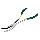 27センチメートル11インチのプラスチックコーティングされたハンドルの曲がった鼻プライヤーカッターグリーン