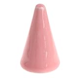 OtGo 1pcセラミックテーパ装飾指リング表示ホルダーストレージジュエリーShowsアクセサリー 5x3cm/1.97x1.18'' ピンク
