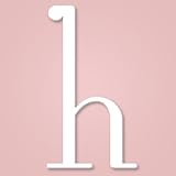 木製Hanging壁文字 – ホワイト装飾壁Letter For Children 's Nursery赤ちゃんの部屋、ベビー名前と女の子寝室飾り Letter "h" ホワイト LALA - H