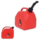 HAIGE(ハイガー) プラスチック携行缶 イージーライト Pro 10L LD-YG-P10 (レッド) 携帯缶