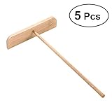 OUNONA 5個の木製竹クレープスプレッダーパンケーキスクレーパーパンケーキスプレッダー（23X13X3.5CM）