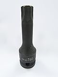 Koshihara ヘックスローブビットソケットL78　T60　1/2"DR　インパクト DIY 整備用工具