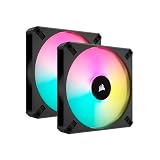 CORSAIR AF140 RGB ELITE Dual Pack with Lighting Node CORE XT PCケースファン CO-9050156-WW FN1862 ブラック