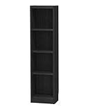 SHIRAI タナリオオーダーラック 高さ120 cm幅27 cm奥行19 cmブラックウォールナット色棚強度T追加棚板0型番TNL-EM12027ATF2KW0