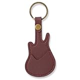Neutral Zenith ピックケース ピックホルダー ギター キーチェーン リング 携帯便利 紛失防止 超軽量 コンパクト ギフト (ブラウン)
