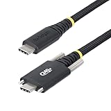 StarTech.com USB-Cケーブル／パネルマウント／3m／USB 2.0／Type-C to Type-C／240W 5A PD EPR／USB-IF／オス-オス／高速充電 データ転送 S2CEPR3M-USBSL-CABLE