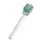 MIRACLE 土壌 ph 酸度 湿度 照度 計測 土 ガーデニング 家庭菜園 栽培 光 電池不要 MC-PHMETA01