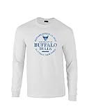 NCAA Buffalo Bulls 100 %防縮加工長袖Tシャツ、ホワイト、XXLサイズ