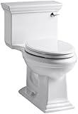 KOHLER K-3813-RA-0 Memoirs Stately Comfort Height One-Piece Elongated 1.28 GPF Toilet with AquaPisto