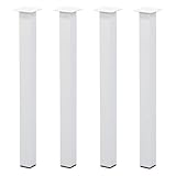 テーブルキッツ 角脚4本組 TBK-50SP ホワイト W8.5xD8.5xH66.5cm