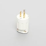 アメリカン電機 平刃形 プラグ 白 接地形2P125VNEMA5-15