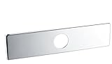キッチン蛇口穴カバーデッキプレートEscutcheonクロム ID=1.42" L=10.24" F50101