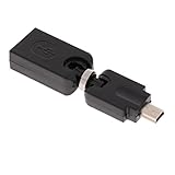 Homyl USBオス - メス OTG 機能 ポート コネクタ アダプタ カーオーディオ MP3に対応