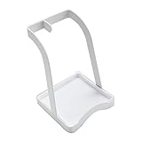 お玉＆鍋ふたスタンド お玉立て 鍋蓋置き 箸置き レシピ立て タワー タブレット立て 多機能 キッチンスタンド おしゃれ ホワイト 収納 キッチン