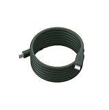 CIO スパイラルシリコンケーブル クリアカラー CtoC (モスグリーン) (Type-C/USB-C) 急速充電 磁石 マグネット吸着 充電ケーブル PD 240W データ転送 480Mbps 形状記憶