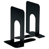 インテリア 家具 便利 おしゃれ ブックエンド T型 特大 ブラック 1組（2枚） 【×10セット】