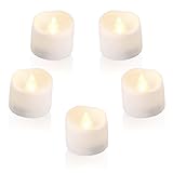 12パック暖かいホワイトFlameless LEDティーライトちらつきキャンドルセット電池式明るい電球FakeクリスマスハロウィンのデコレーションCandle季節とFestival Celebrati