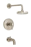 Schon SCTS600SN Ulm One Handle Tub/Shower Faucet, Satin Nickel by Schon