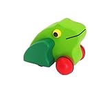 ピントーイ プルバックゼンマイ 木のおもちゃ かえるのハッピー by PINTOY(ピントーイ) [並行輸入品]