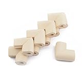 uxcell コーナークッション　コーナーガード　コーナーパッド　コーナーカバー エッジ カバー パッド リビングルーム用 引き出し テーブル 気泡ゴム製 ベージュ 10個入れ