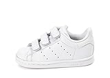 adidas アディダス オリジナルス スタンスミス ベルクロ キッズ ベビー STAN SMITH CF I (16cm, ホワイト)