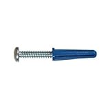 Hillman Fasteners 41404壁アンカー、円錐プラスチック、10 – 12 x 1インチ。、25-pk。 5 41404