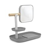 umbra ミラー付き小物収納 VANA ORGANIZER(バナ オーガナイザー) グレー