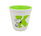 PEANUTS スヌーピー イニシャル メラミンカップ アルファベット K 300ml SIMC-02