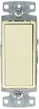 Hubbell Wiring Systems RSD415I tradeSELECT Four Way Decorator Quiet Rocker Switch, 15A, 120-277V AC,