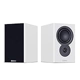 Mission LX-1 MKII ブックシェルフスピーカー スピーカーシステム HIFI 2ウェイ 2台1組 (LX-1 MKII, ホワイト)