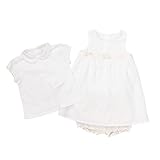 (バーバリーベビー) BURBERRY BABY ベビー服 出産祝い 3点セット (パフスリーブTシャツ&ノースリーブワンピース&ベビーパンツ) B9K164PK 18Mサイズ [並行輸入品]