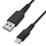 アイリスオーヤマ lightning ケーブル ブラック type A/lightning端子 5V 2.4A 12W 長さ1m ICAL-A10-B