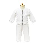 (バーバリーベビー) BURBERRY BABY ベビー服 セットアップ (長袖ジップアップトレーナー&長パンツ) B98608WHT 12Mサイズ [並行輸入品]