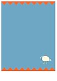 JUWEL BLANKET BIRDIE SKYBLUE