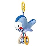 Manhattan Toy Link and Play Whale Teether and Rattle Travel Toy おもちゃ [並行輸入品]