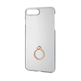 エレコム iPhone8 Plus ケース カバー ハード ポリカーボネート素材 リング付き iPhone7 Plus対応 ゴールド PM-A17LPVRGD