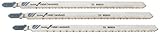Bosch T718BF3 3-Piece 7 In. 14 TPI Flexible for Sandwich T-Shank Jig Saw Blades [並行輸入品]