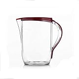 1 Unit of Plastic Juice Jug Plastic Water Jug Transparent Juice Jug for Serving Beverage Mix (2L)